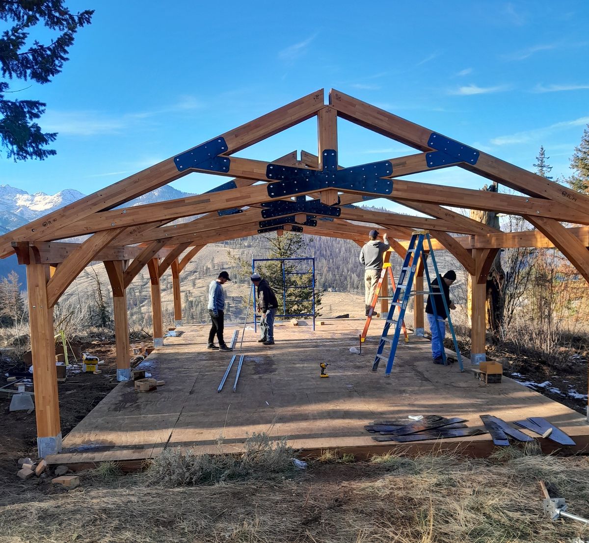 Free-Standing Timber Patio Cover